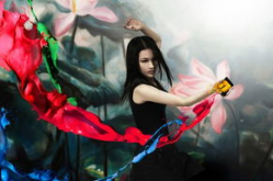 少女画家写真,少女画家写真里的纯真时光
